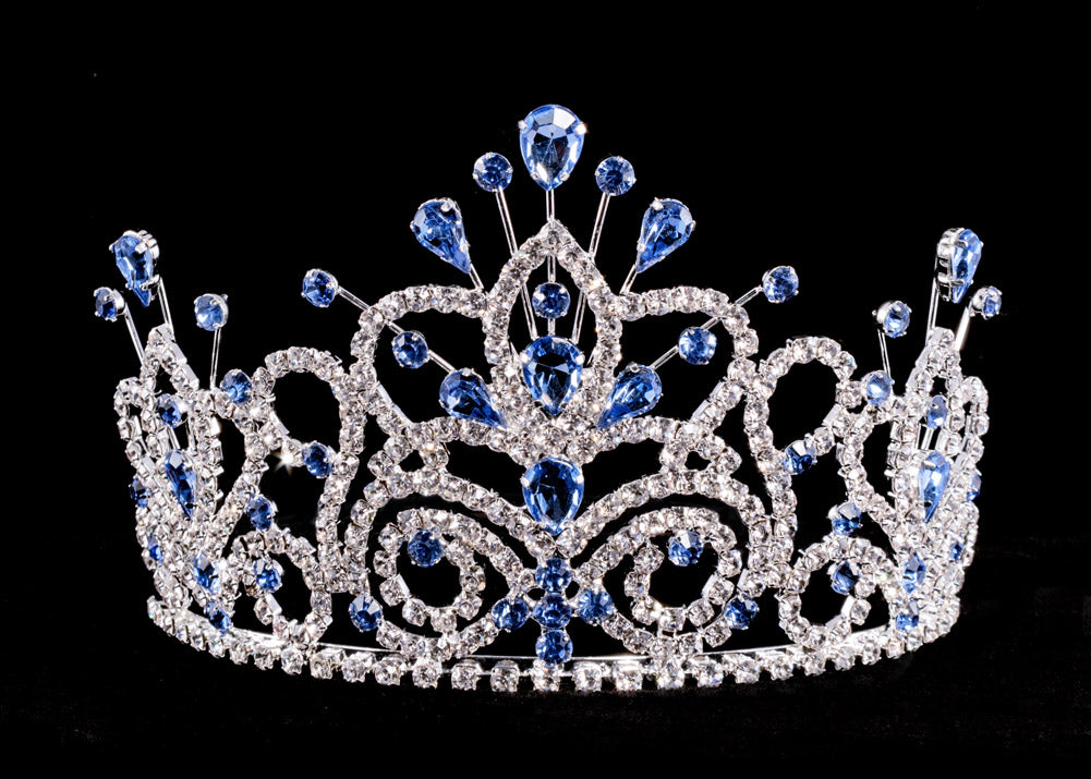 #16107 - Maus Spray Crown - Light Sapphire - 4"