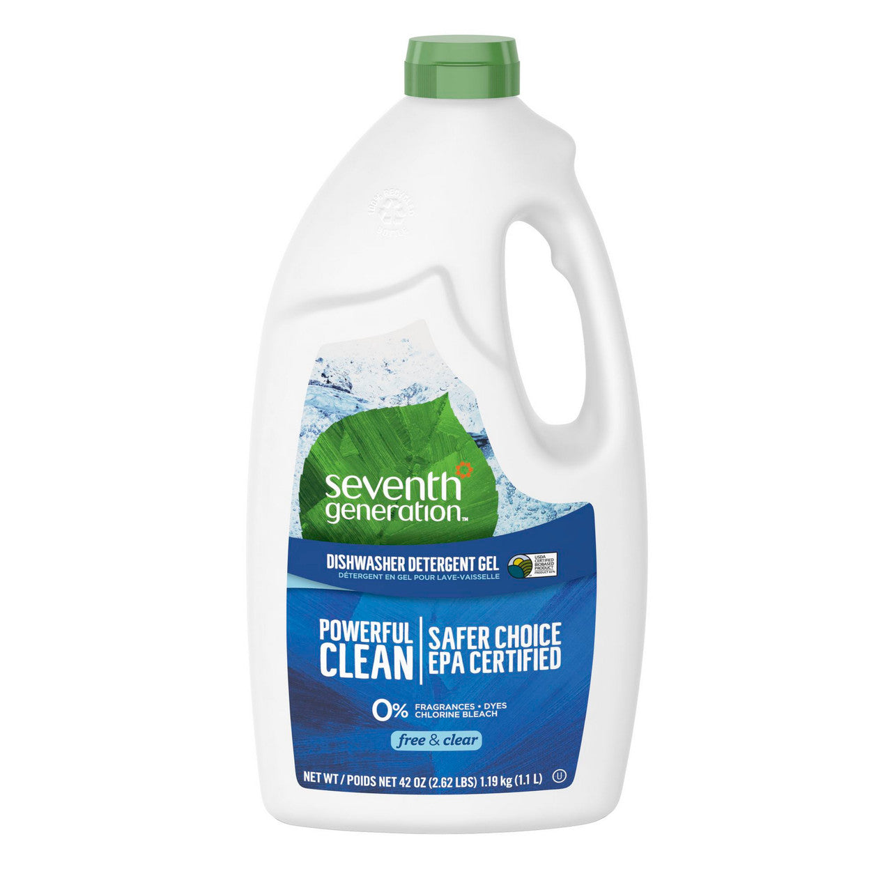 Seventh Generation 無香料 自動食器洗浄機用洗剤ジェル (42オンス x 6本)