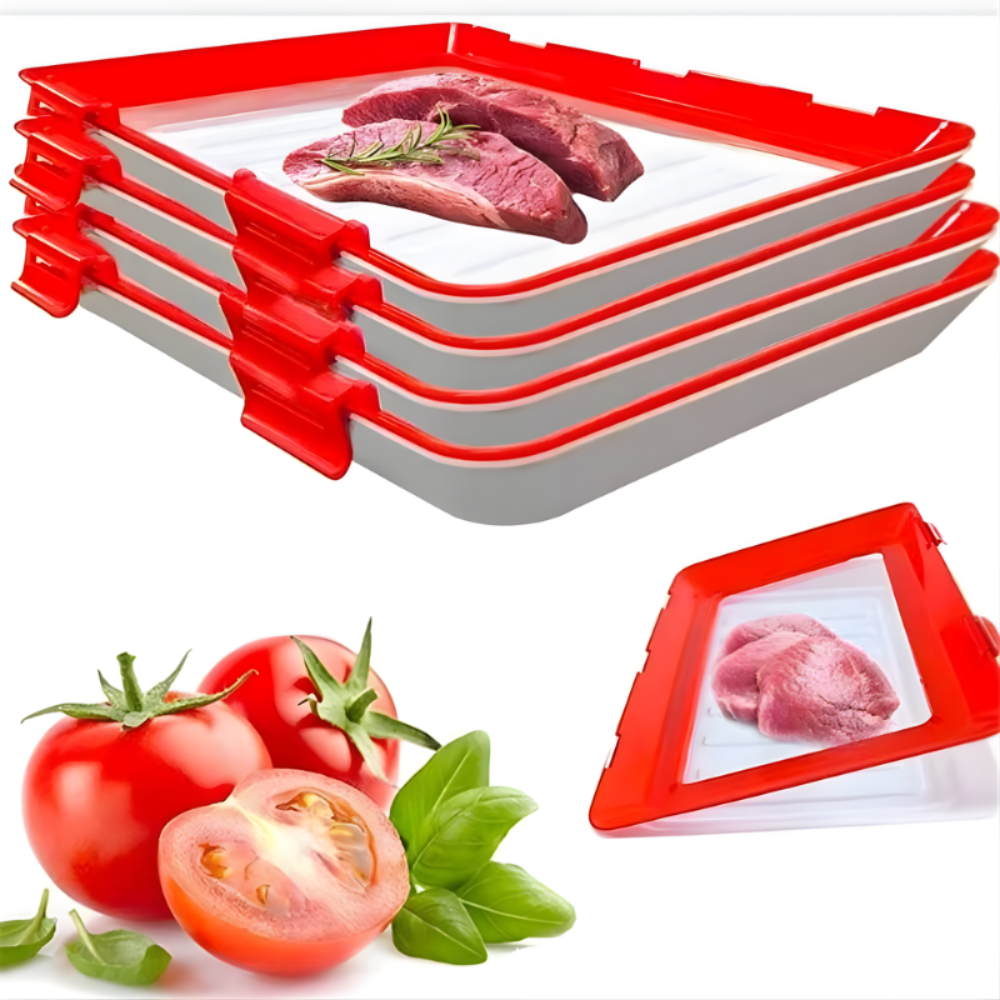 FreshPrep 再利用可能ミールプレップトレイ – 積み重ね可能なBPAフリー食品保存容器で簡単保存