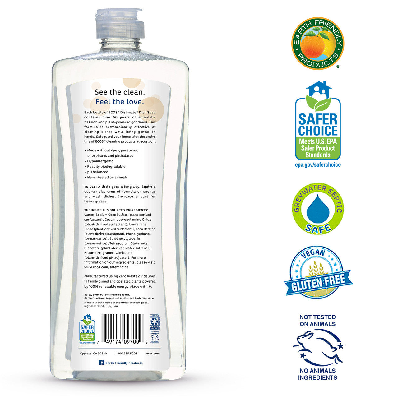 Earth Friendly Almond Dishmate (1x25 Oz)