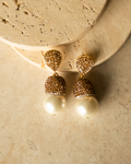 CRYSTAL Pearl Drop Earrings