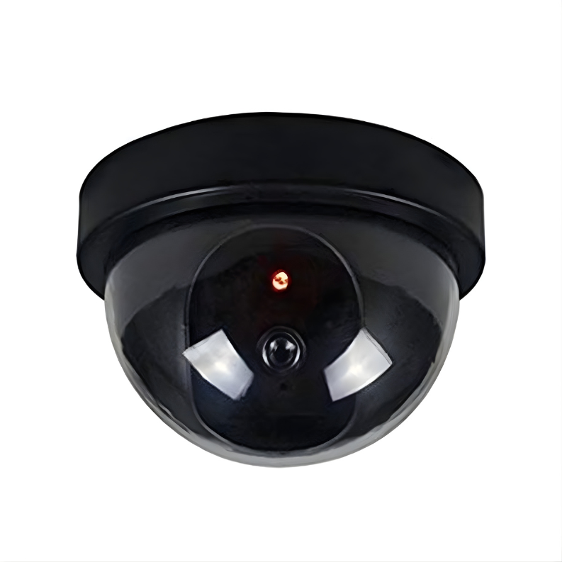 SecureView™ ドーム型ダミーカメラ – 保護されているように見せかけ、抑止効果を維持し、費用を抑える
