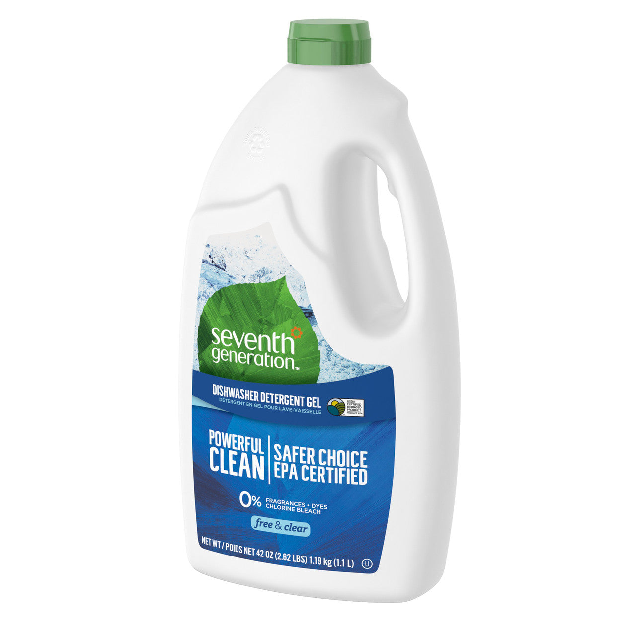 Seventh Generation 無香料 自動食器洗浄機用洗剤ジェル (42オンス x 6本)